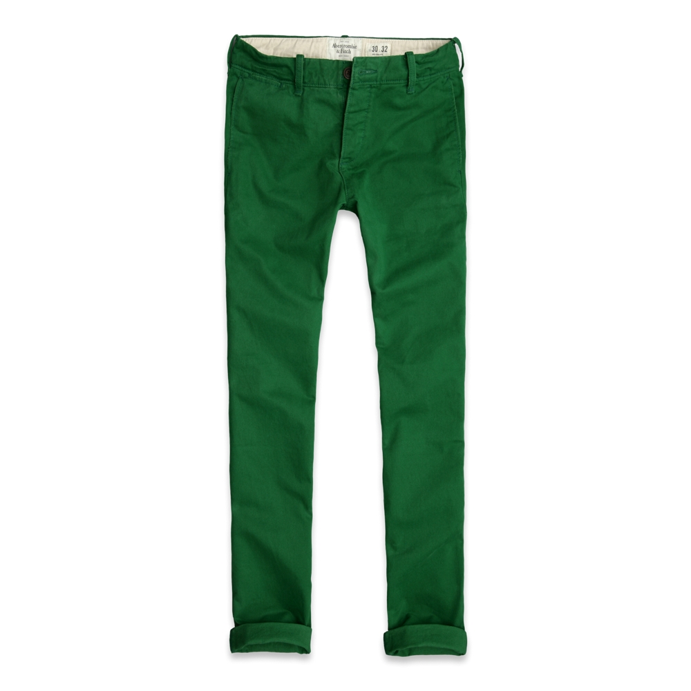 Mens A&F Skinny Chinos