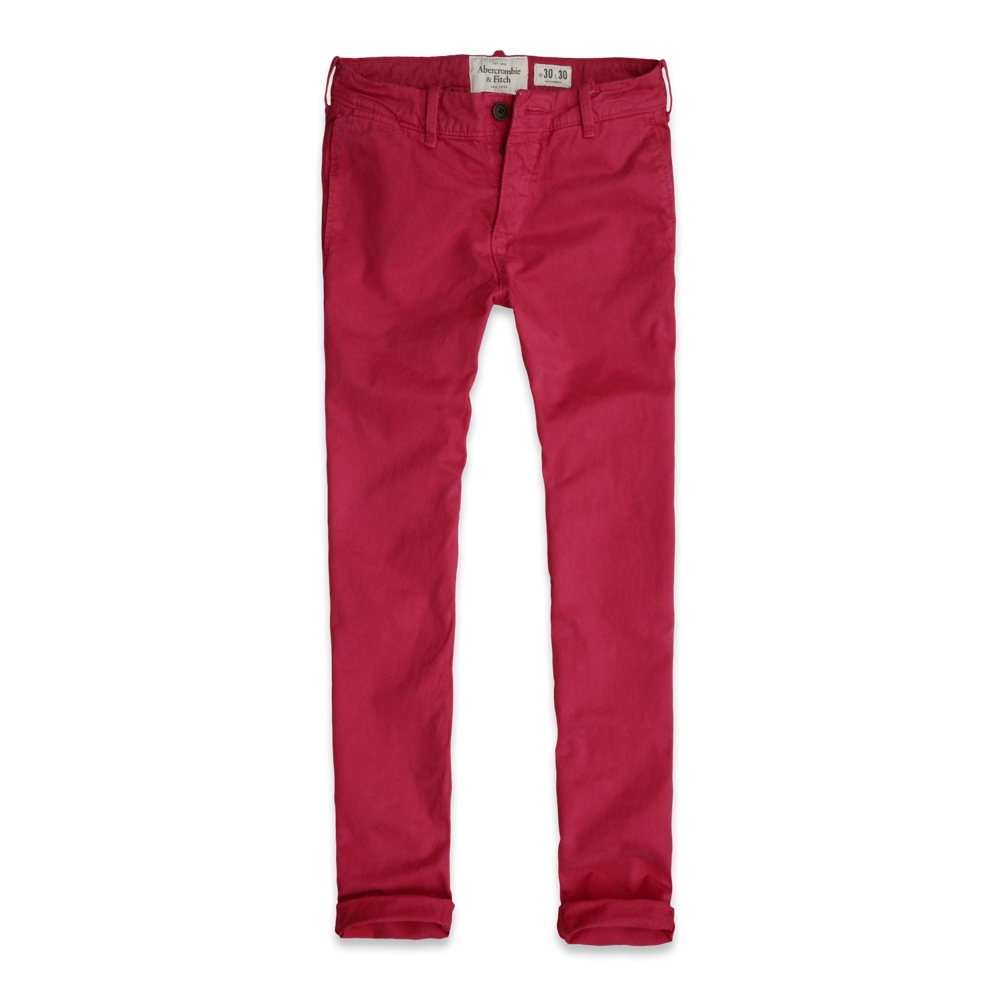 Mens A&F Skinny Chinos