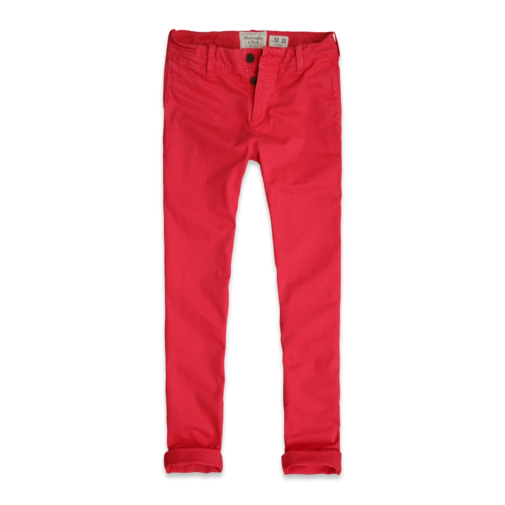 Mens A&F Skinny Chinos