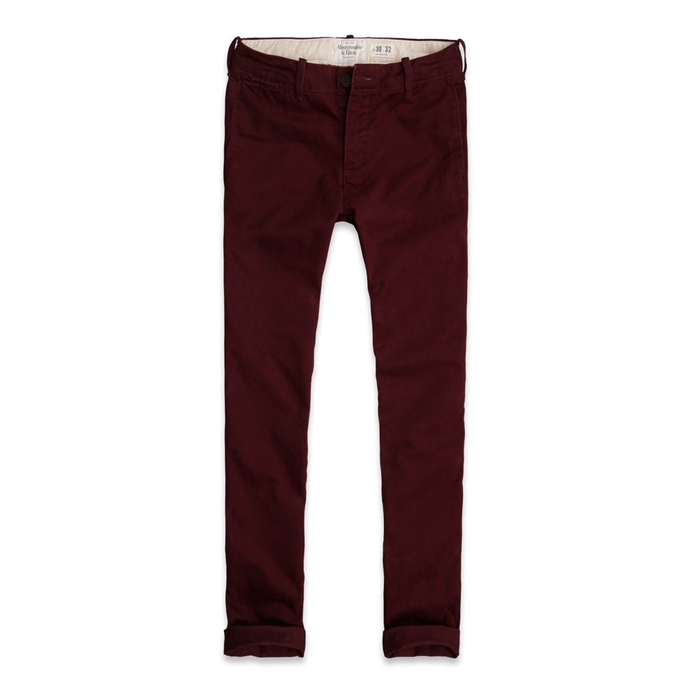 Mens A&F Skinny Chinos