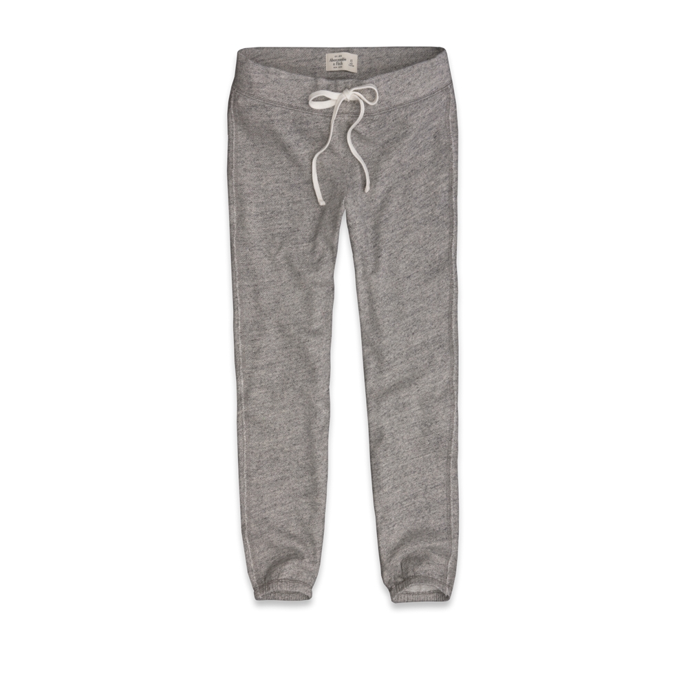 Womens A&F Banded Cropped Sweatpants