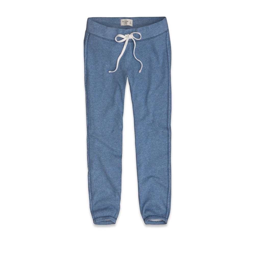 Womens A&F Banded Cropped Sweatpants
