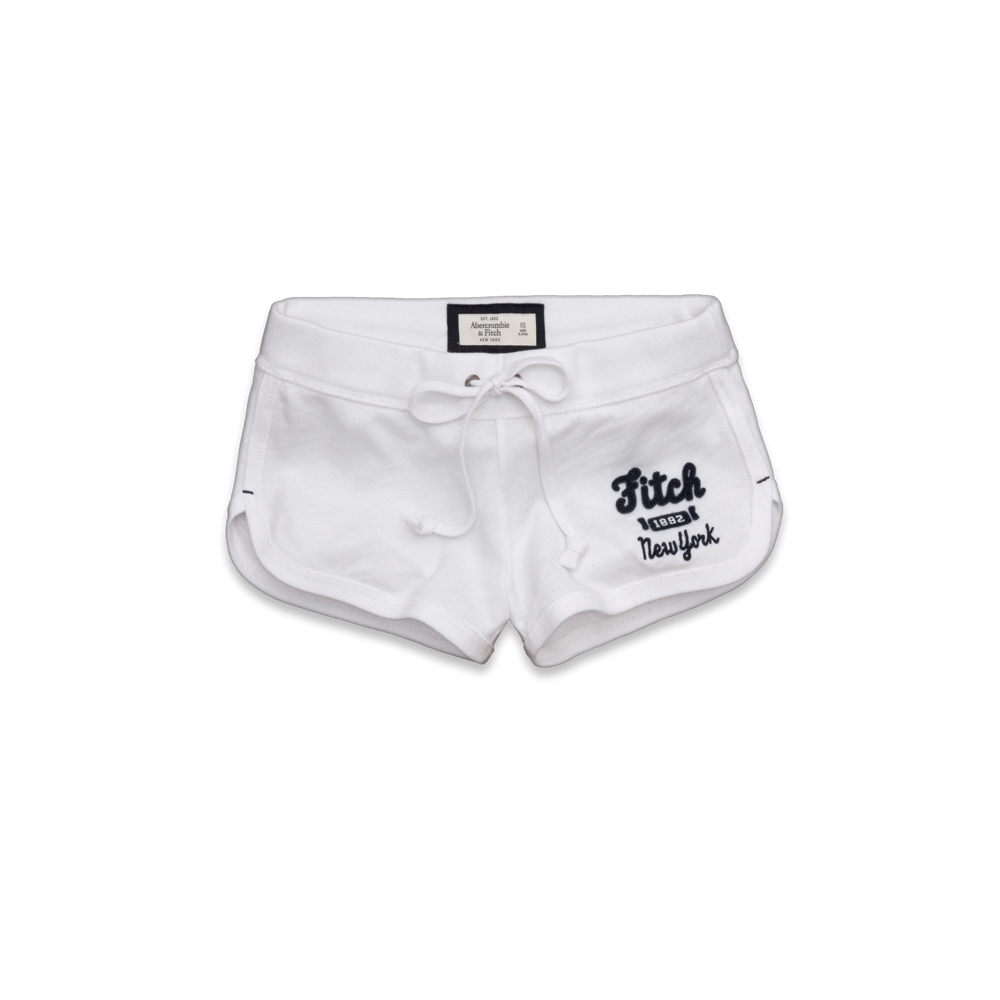 Womens A&F Curved Hem Shorts