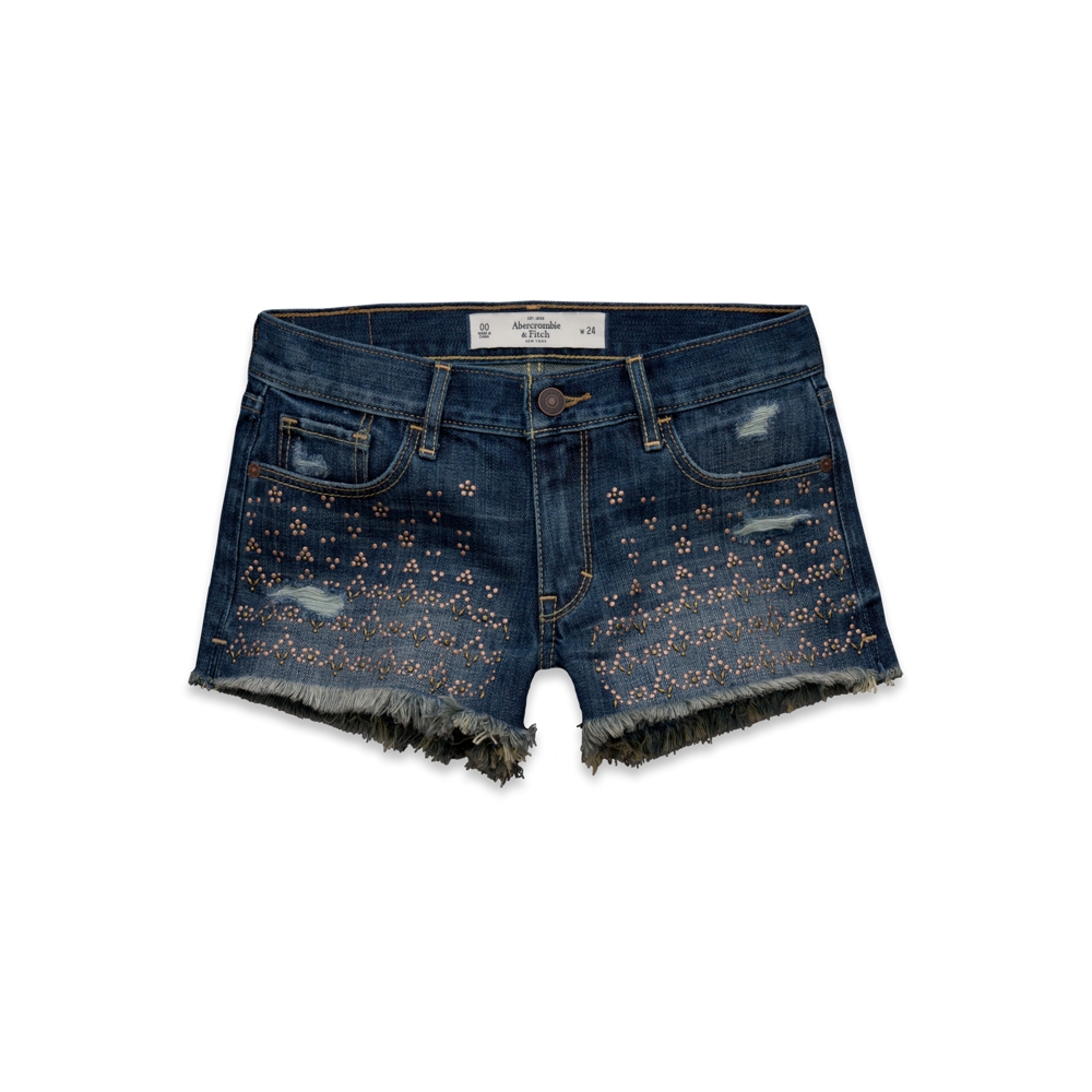 Womens A&F Mid Rise Shorts