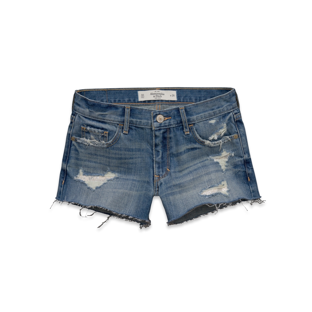 Womens A&F Mid Rise Shorts