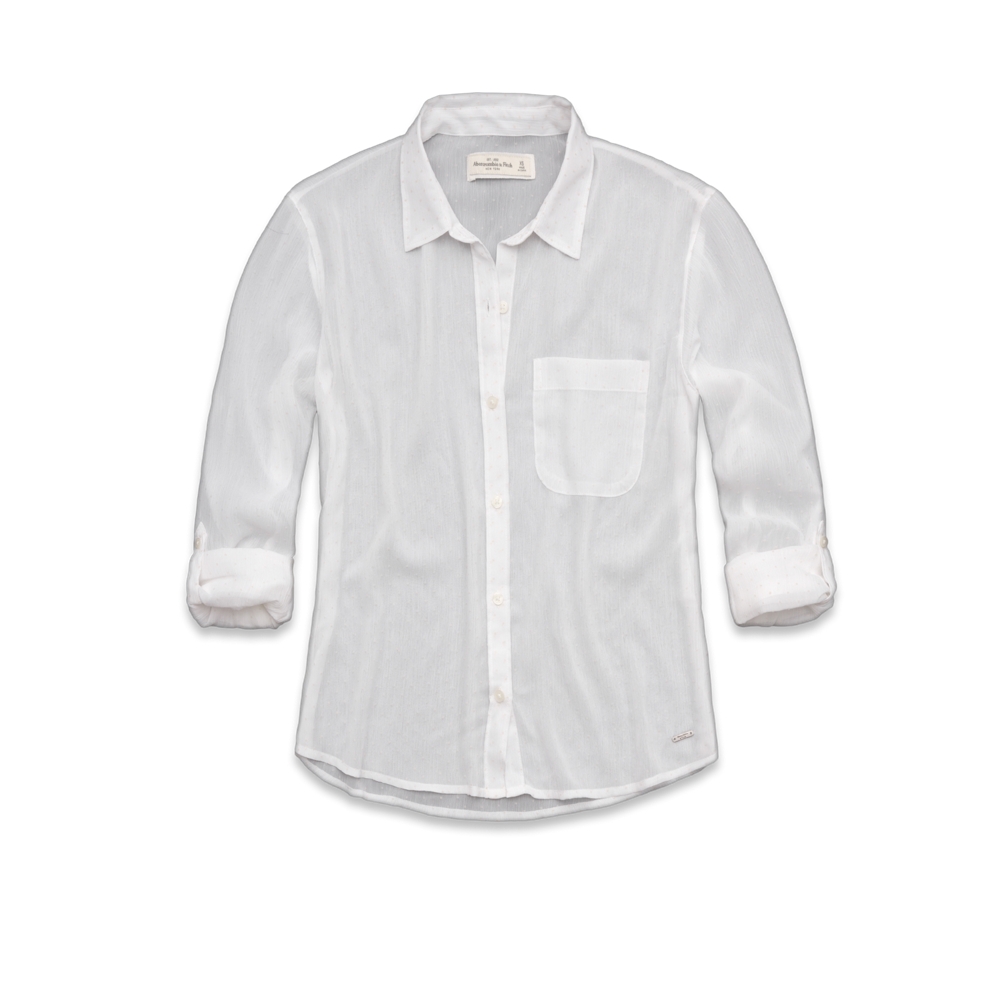 Womens Taylor Dot Chiffon Shirt