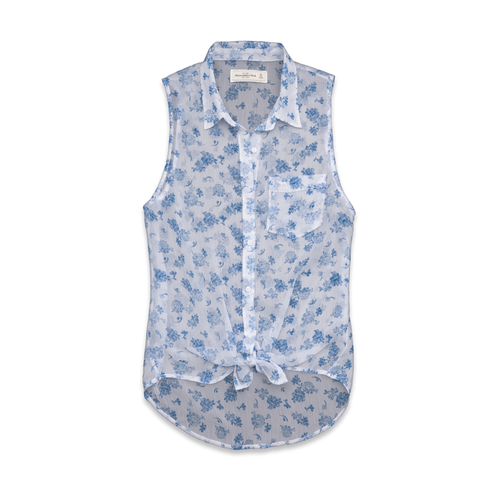 Womens Abby Chiffon Shirt