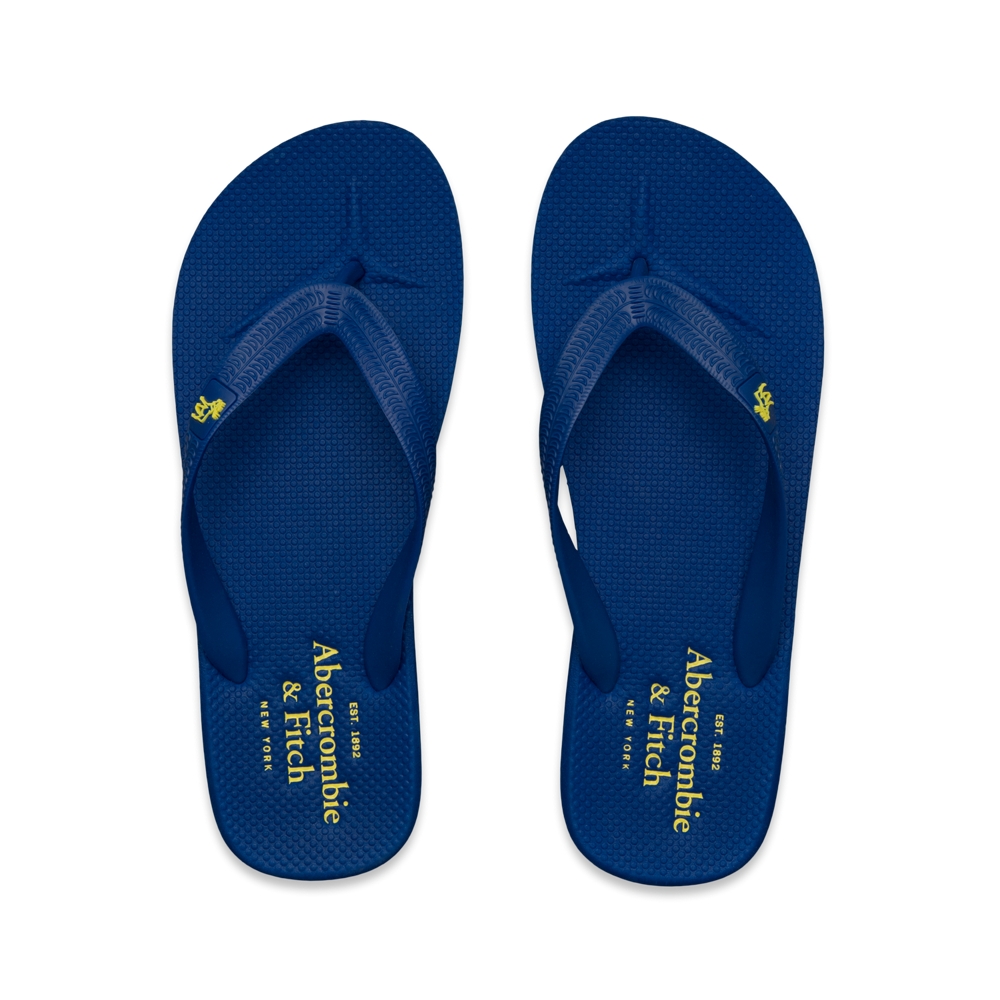 Mens Bold Color Flip Flops