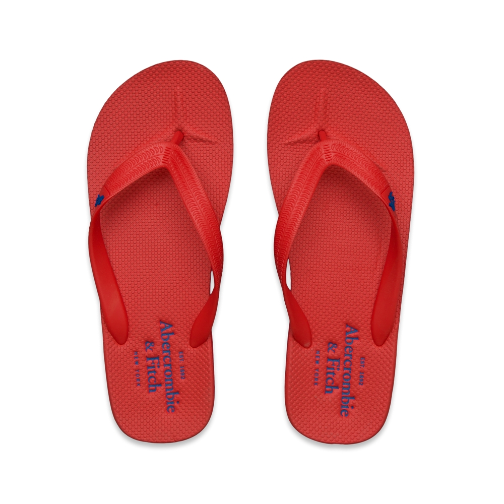 Mens Bold Color Flip Flops