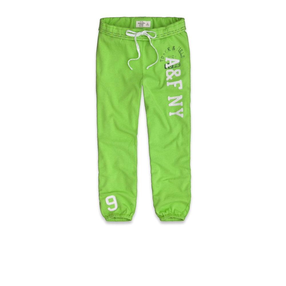 Womens A&F Banded Cropped Sweatpants