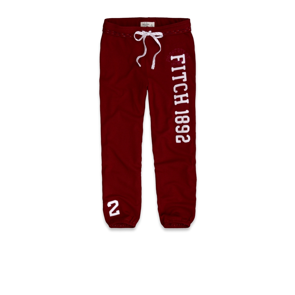 Womens A&F Banded Cropped Sweatpants