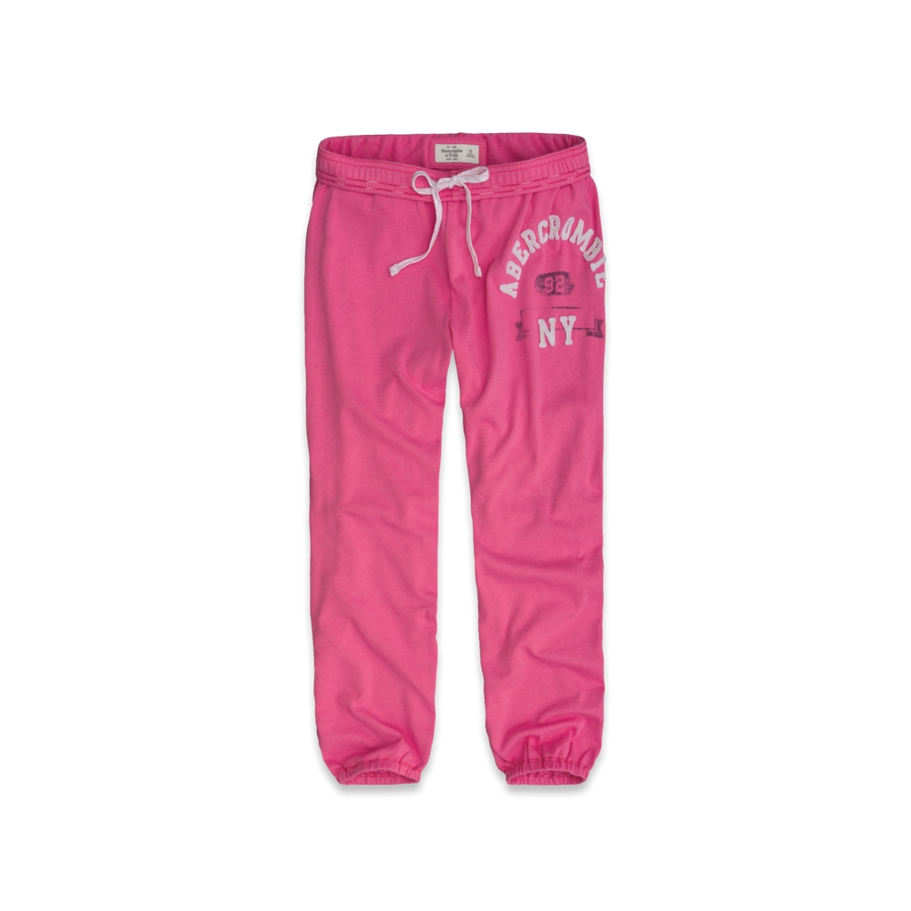 Womens A&F Banded Cropped Sweatpants