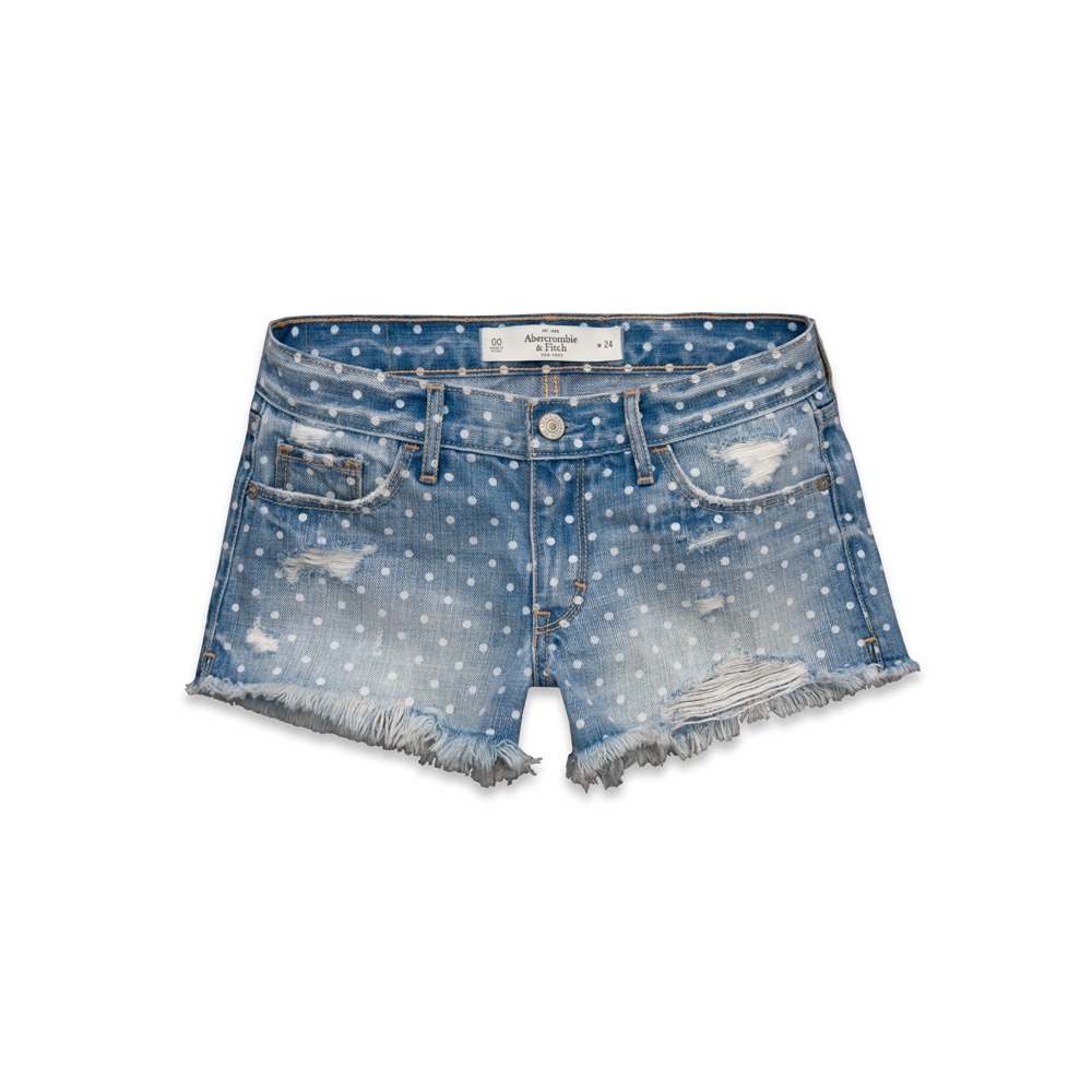 Womens A&F Mid Rise Shorts