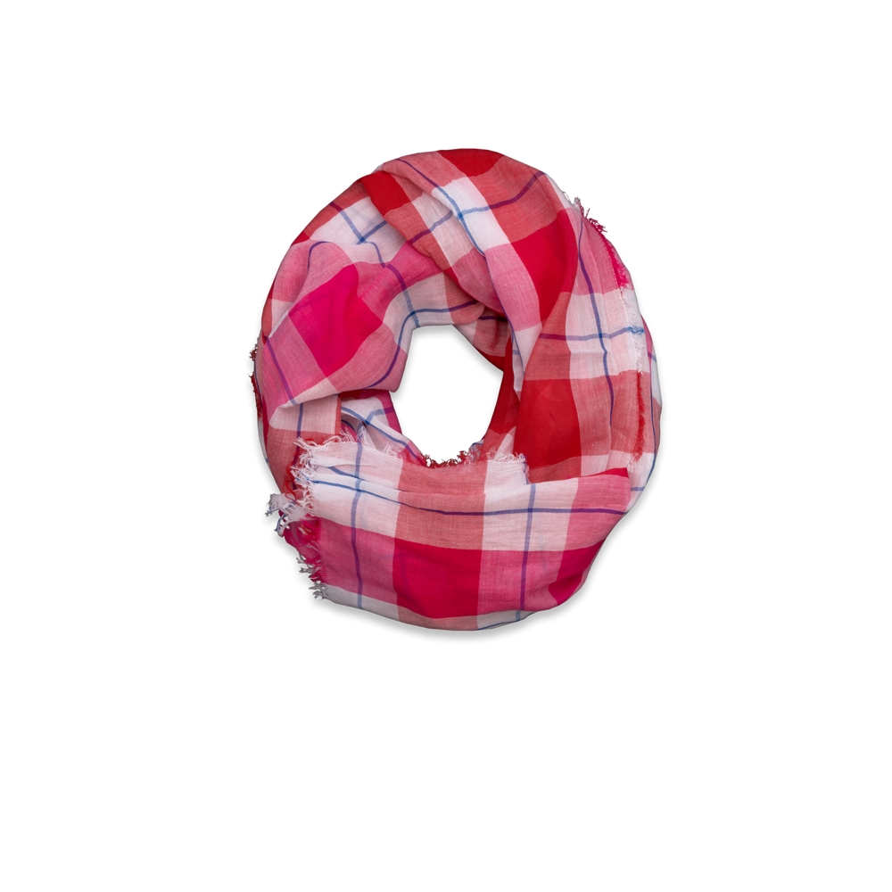 Womens Colorful Plaid Scarf