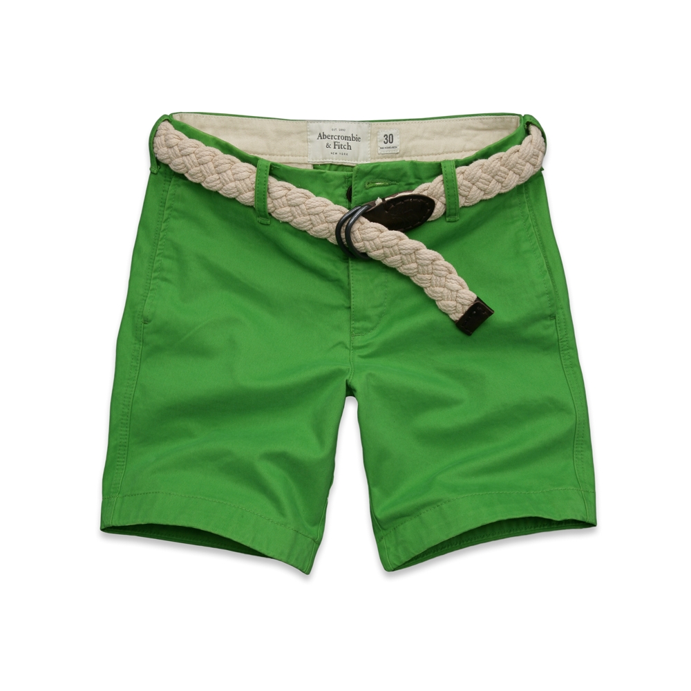 Mens A&F Preppy Fit Shorts