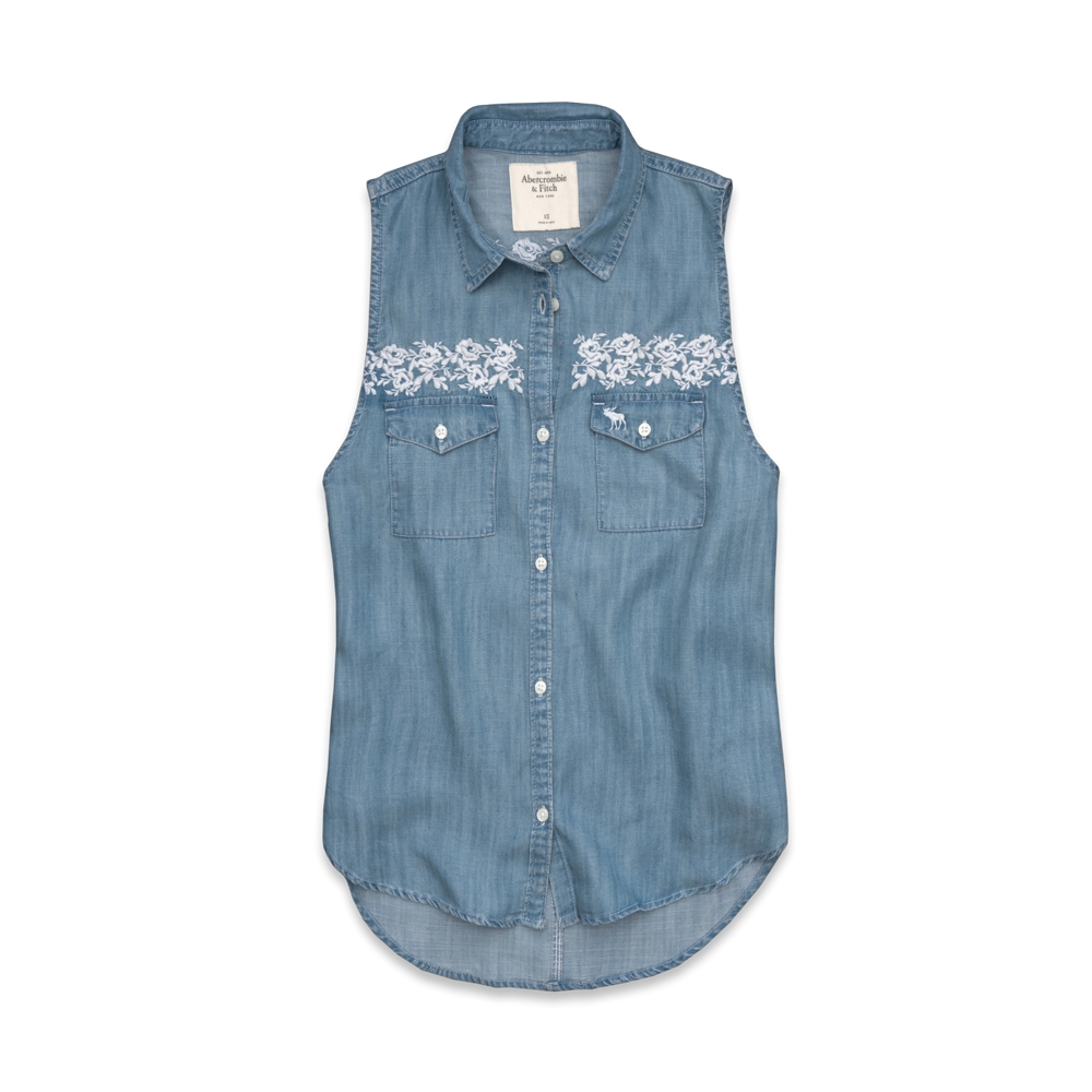 Womens Keegan Denim Shirt