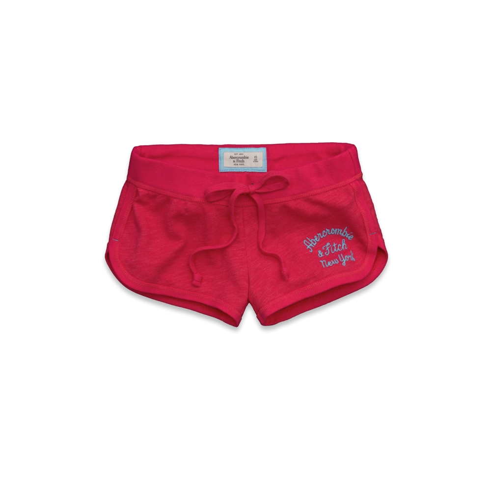 Womens A&F Curved Hem Shorts