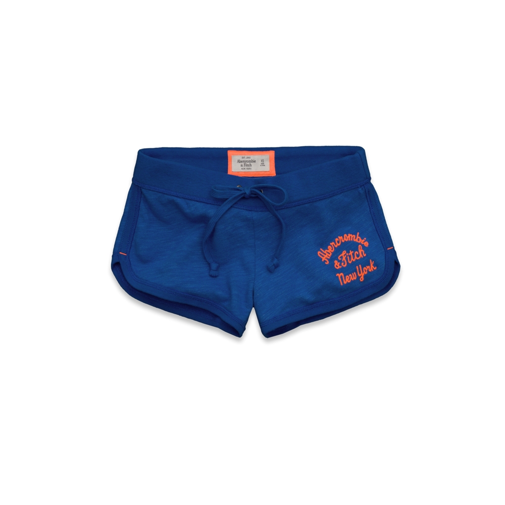 Womens A&F Curved Hem Shorts