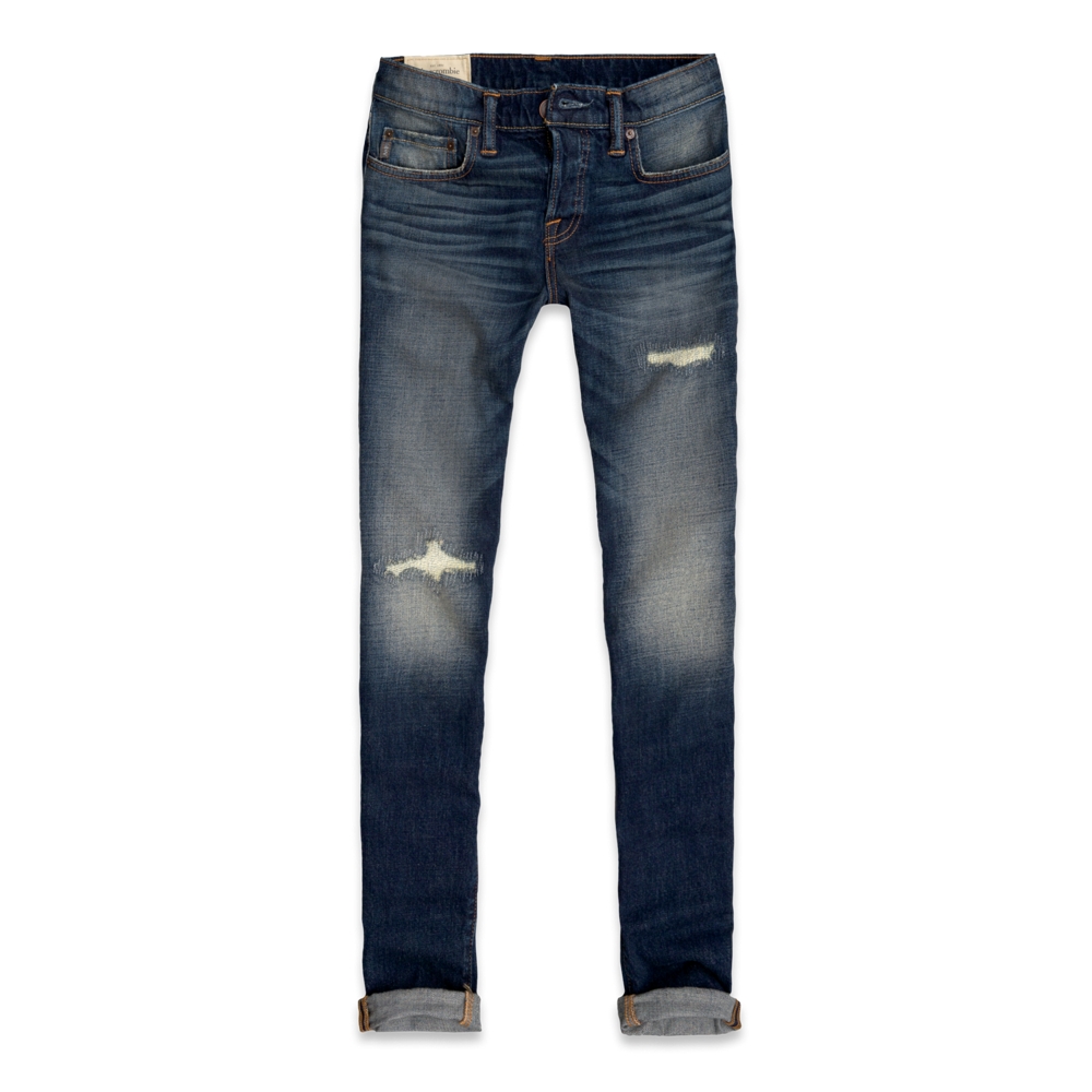Mens A&F Super Skinny Jeans