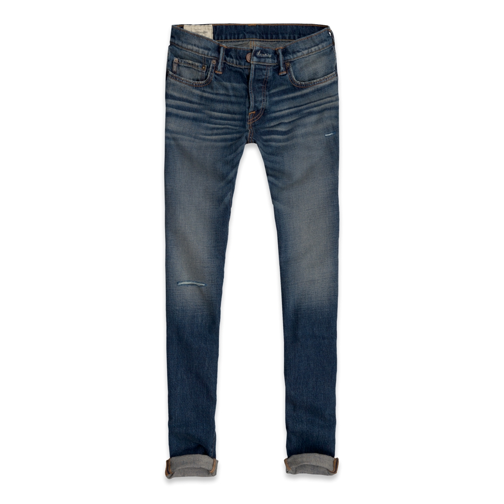 Mens A&F Super Skinny Jeans