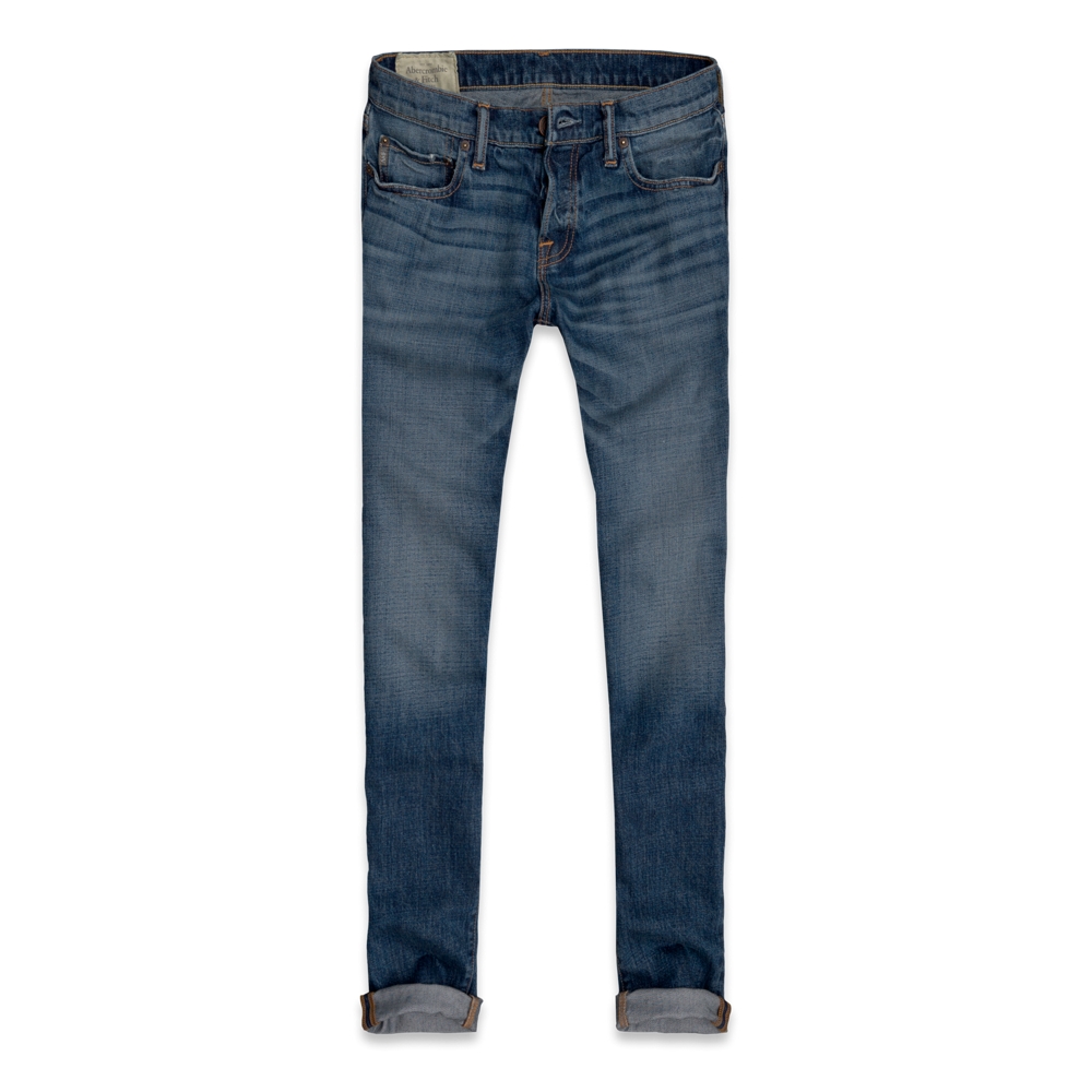Mens A&F Super Skinny Jeans
