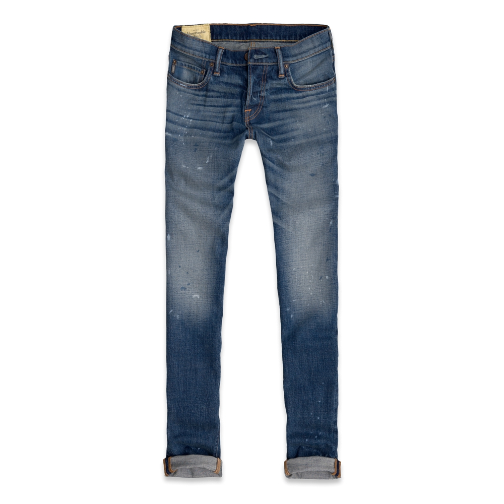 Mens A&F Super Skinny Jeans