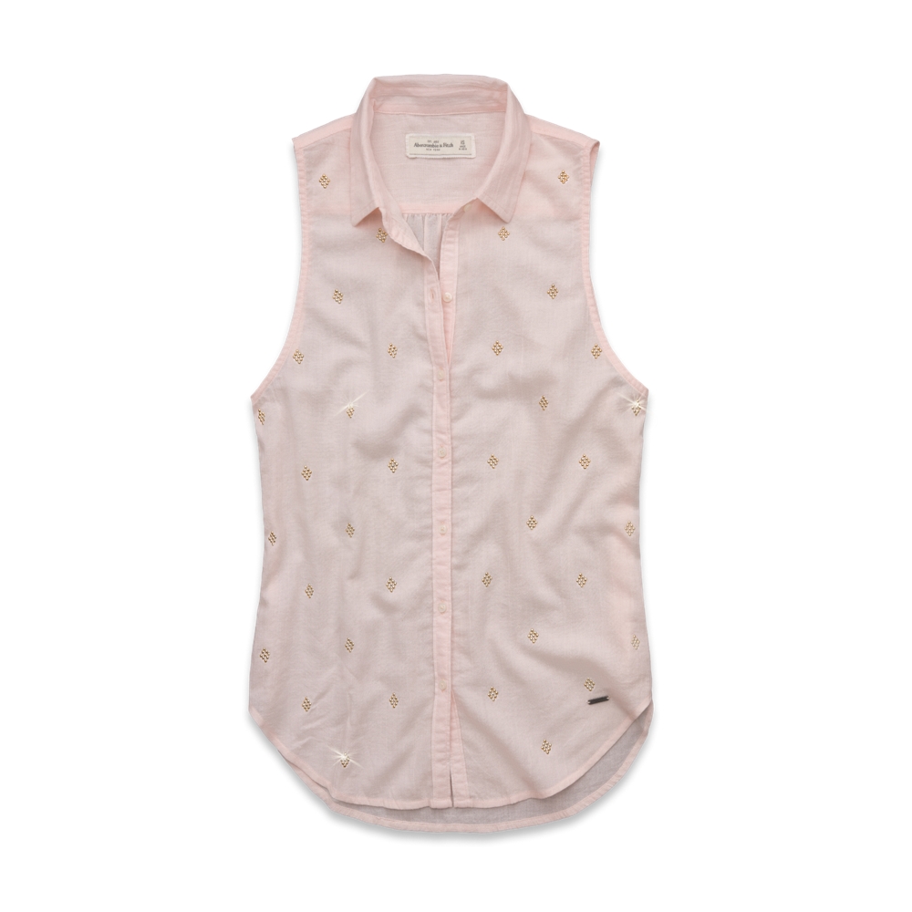 Womens Angie Embellished Shirt