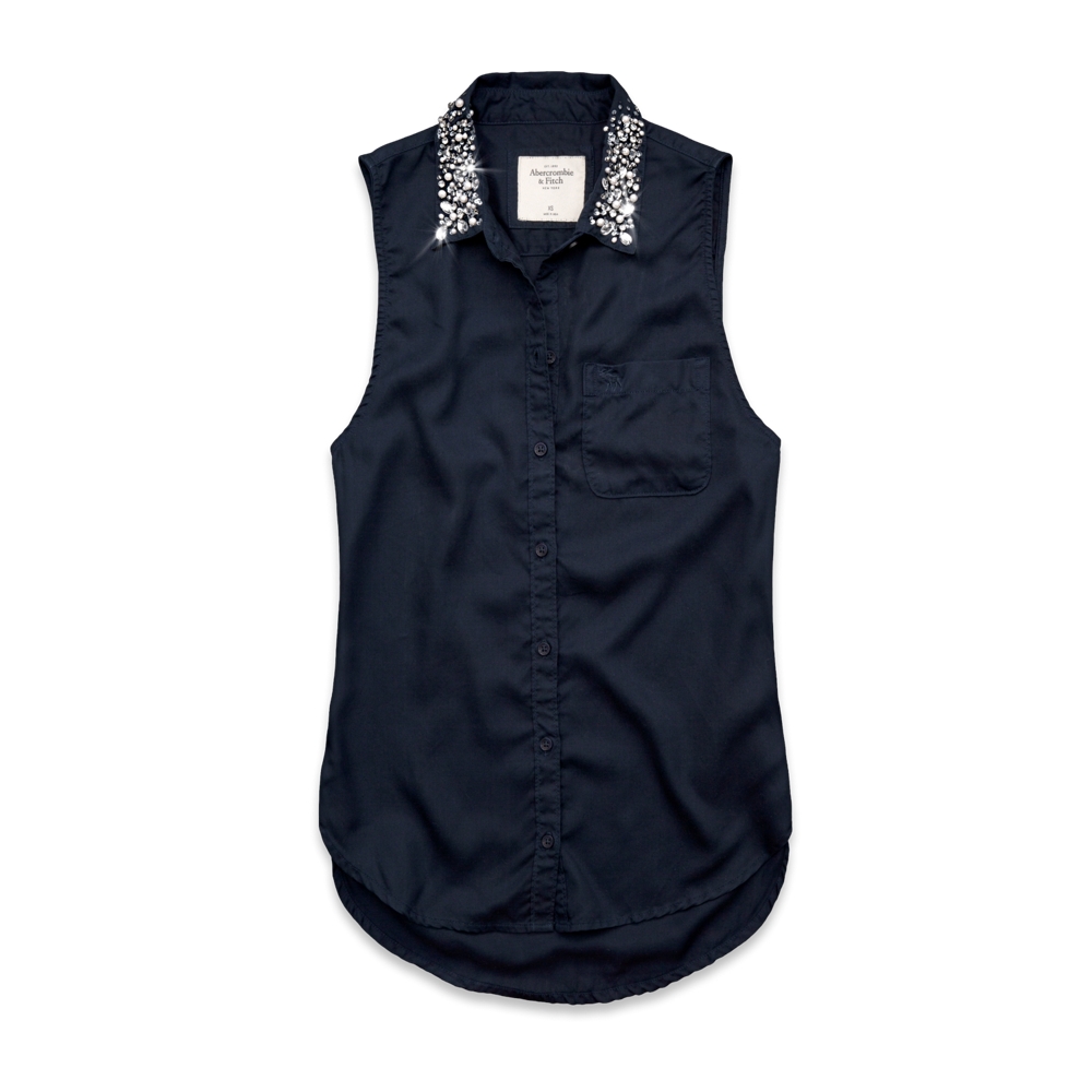 Womens Chelsea Shine Collar Shirt