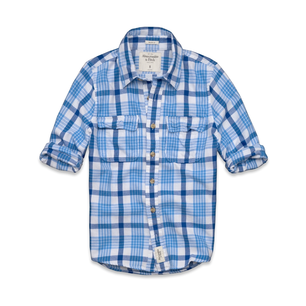Mens Slide Brook Twill Shirt