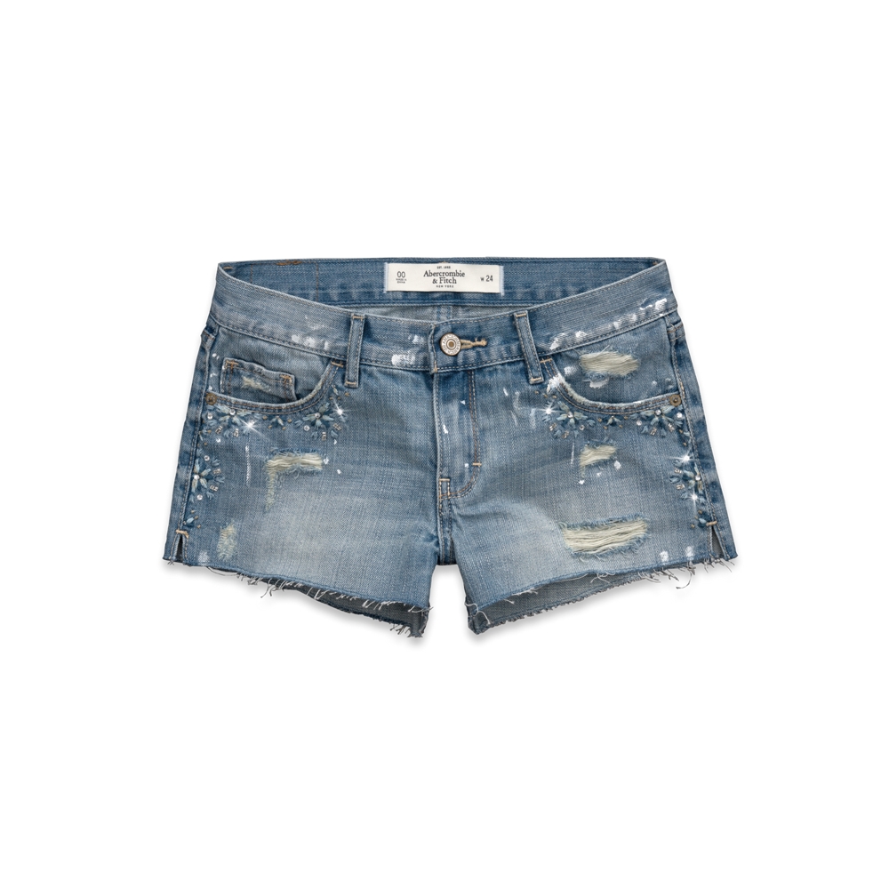 Womens A&F Mid Rise Shorts