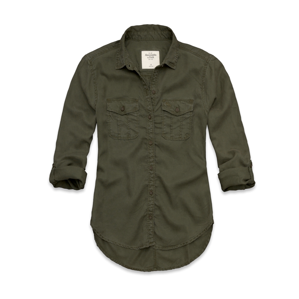 Womens Breana Twill Shirt