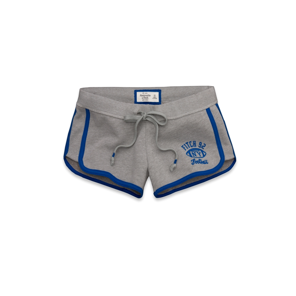 Womens A&F Curved Hem Shorts