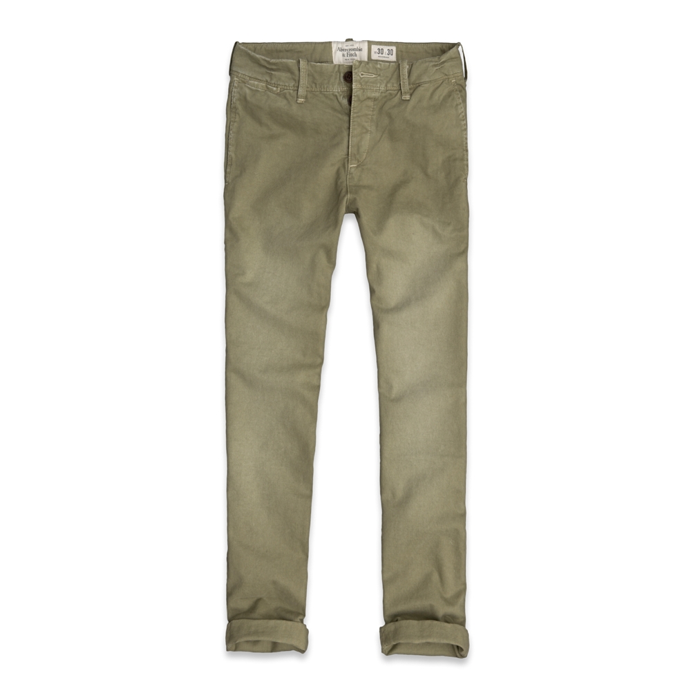 Mens A&F Skinny Chinos