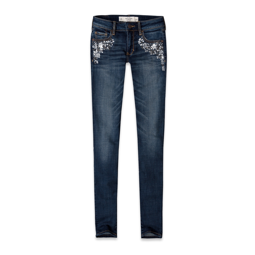 Womens A&F Super Skinny Jeans