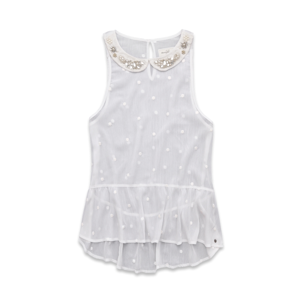Womens Camille Embellished Collar Shirt