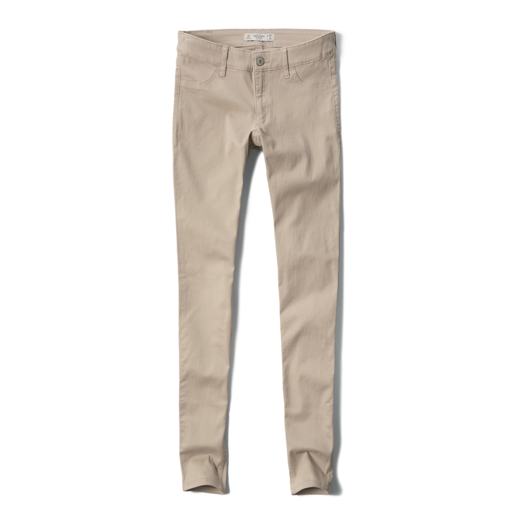 Womens A&F Mid Rise Jeggings