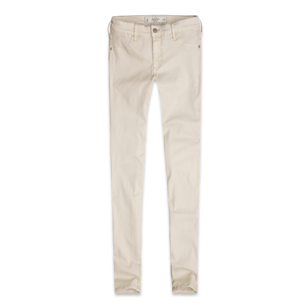Womens A&F Mid Rise Jeggings