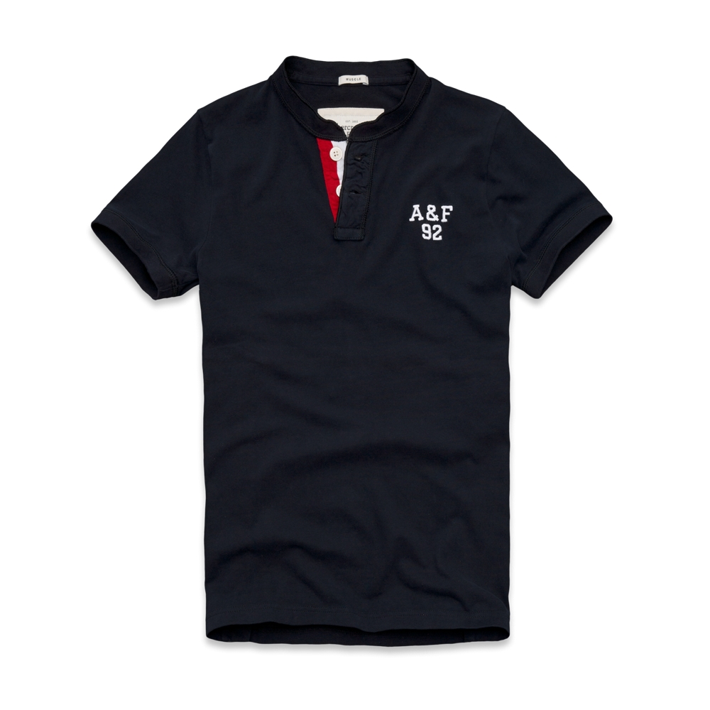Mens Opalescent River Henley