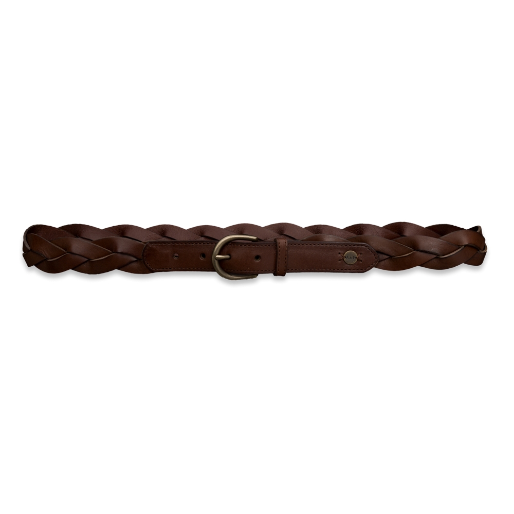 Womens Braided Leather Belt