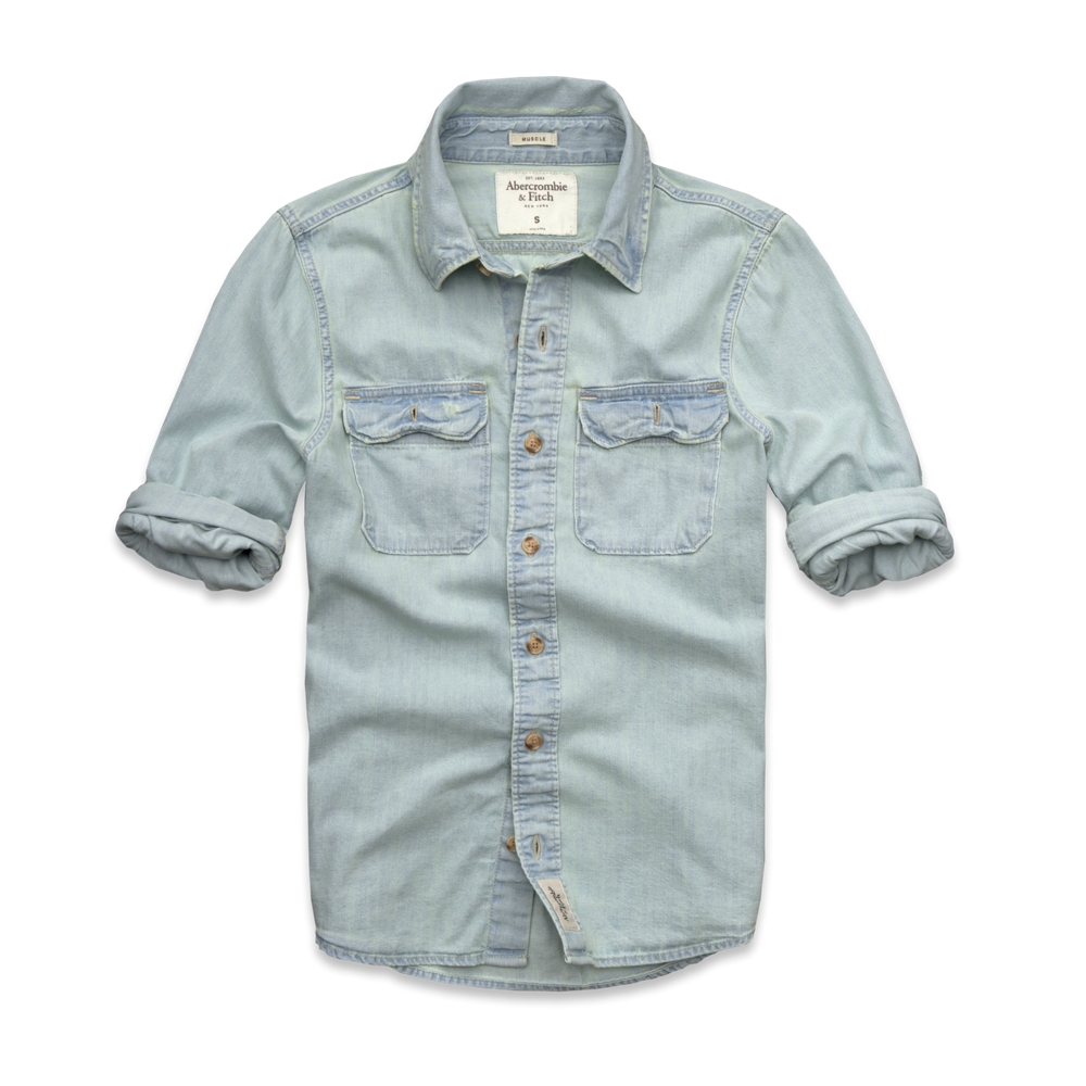 Mens Bradley Pond Denim Shirt
