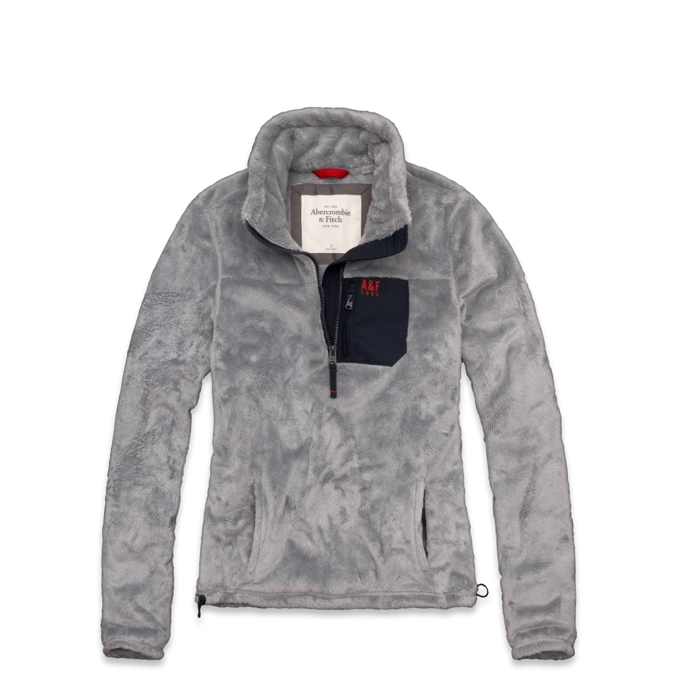 Womens The A&F Mountain Fleece Jacket