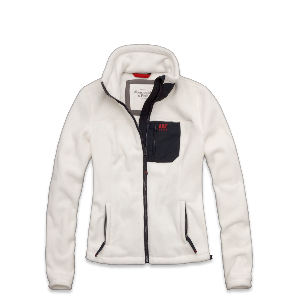 Womens The A&F Mountain Fleece Jacket
