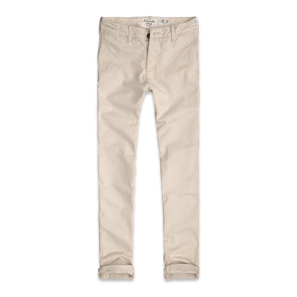 Mens A&F Skinny Chinos