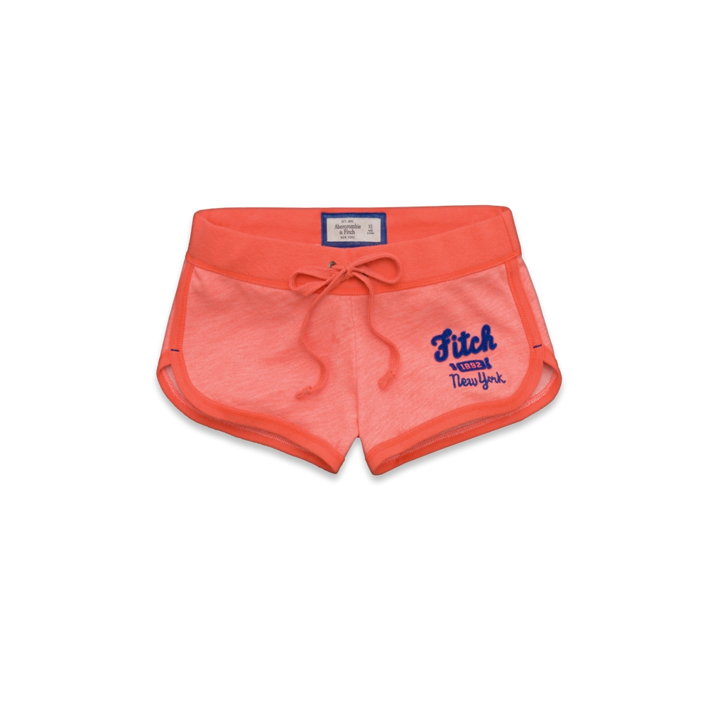 Womens A&F Curved Hem Shorts