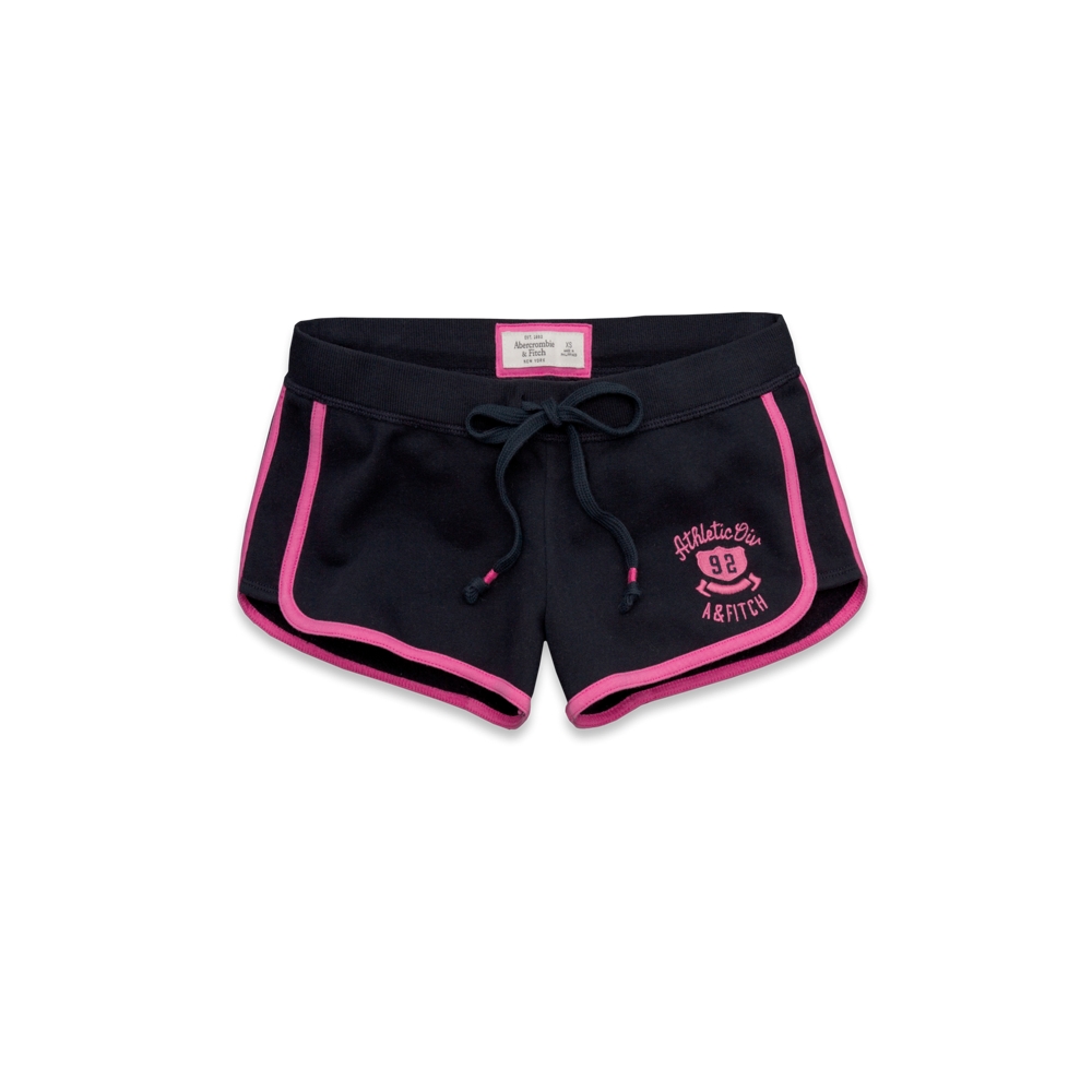 Womens A&F Curved Hem Shorts