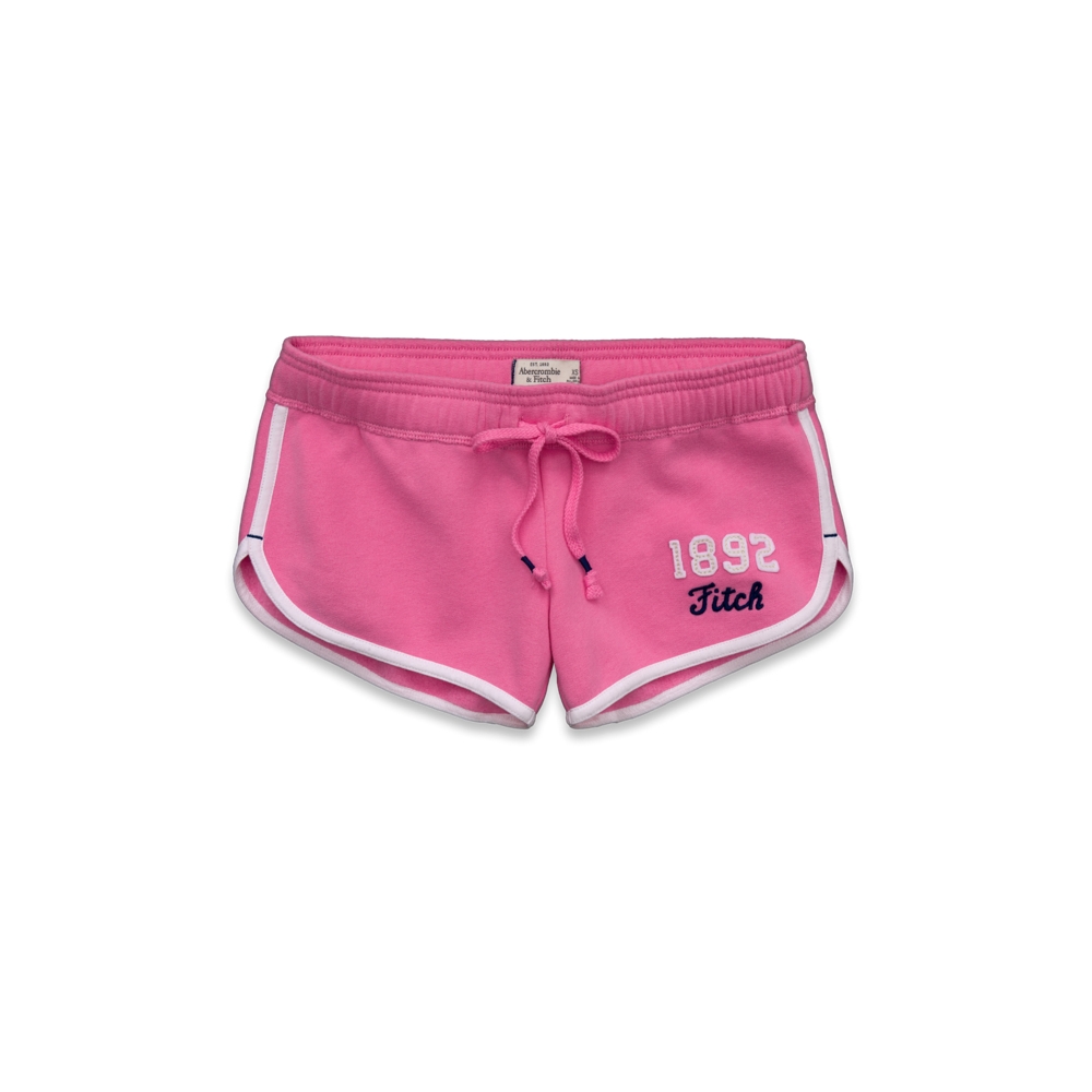 Womens A&F Curved Hem Shorts