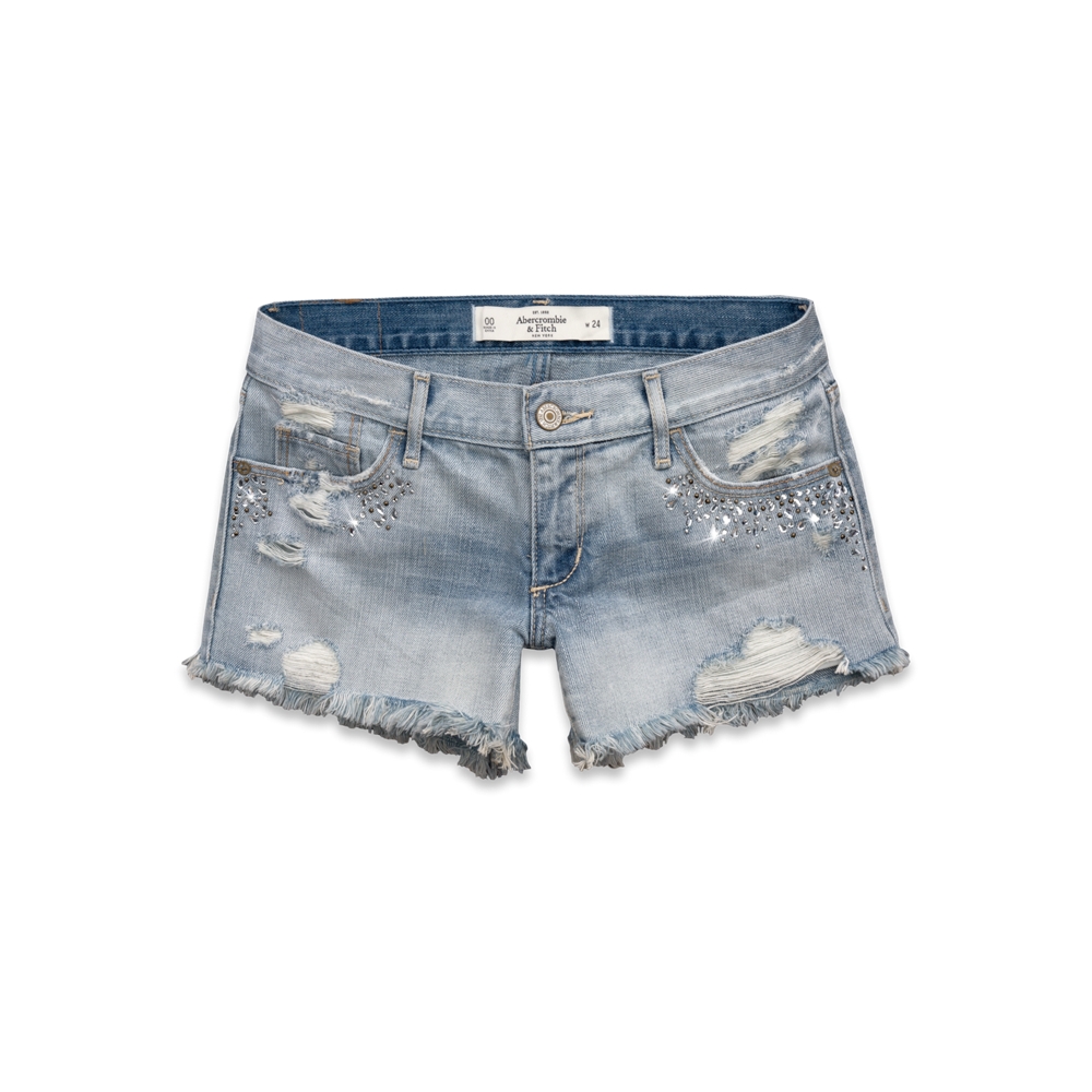 Womens A&F Midi Length Shorts