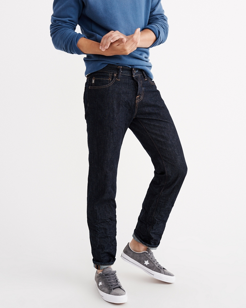 Mens Classic Straight Jeans