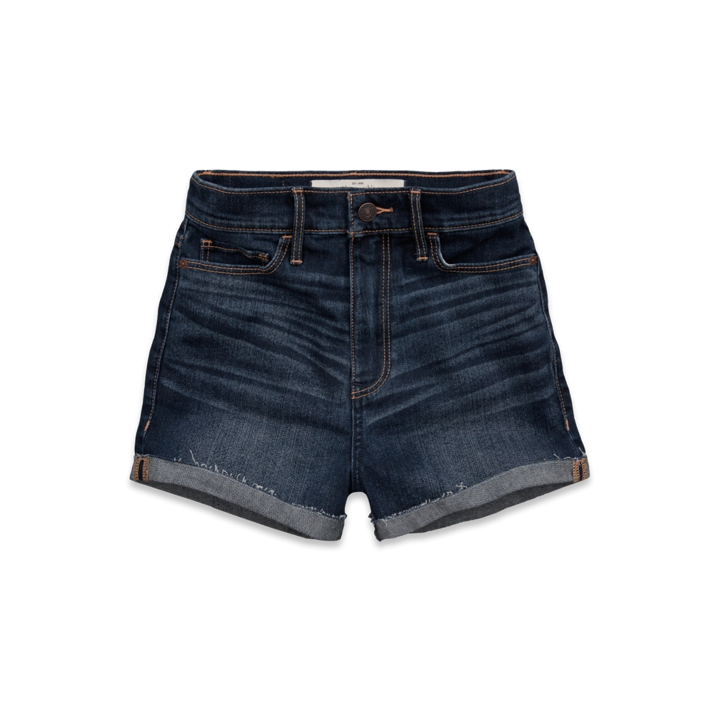 Womens A&F Natural Waist Short Shorts Womens Clearance