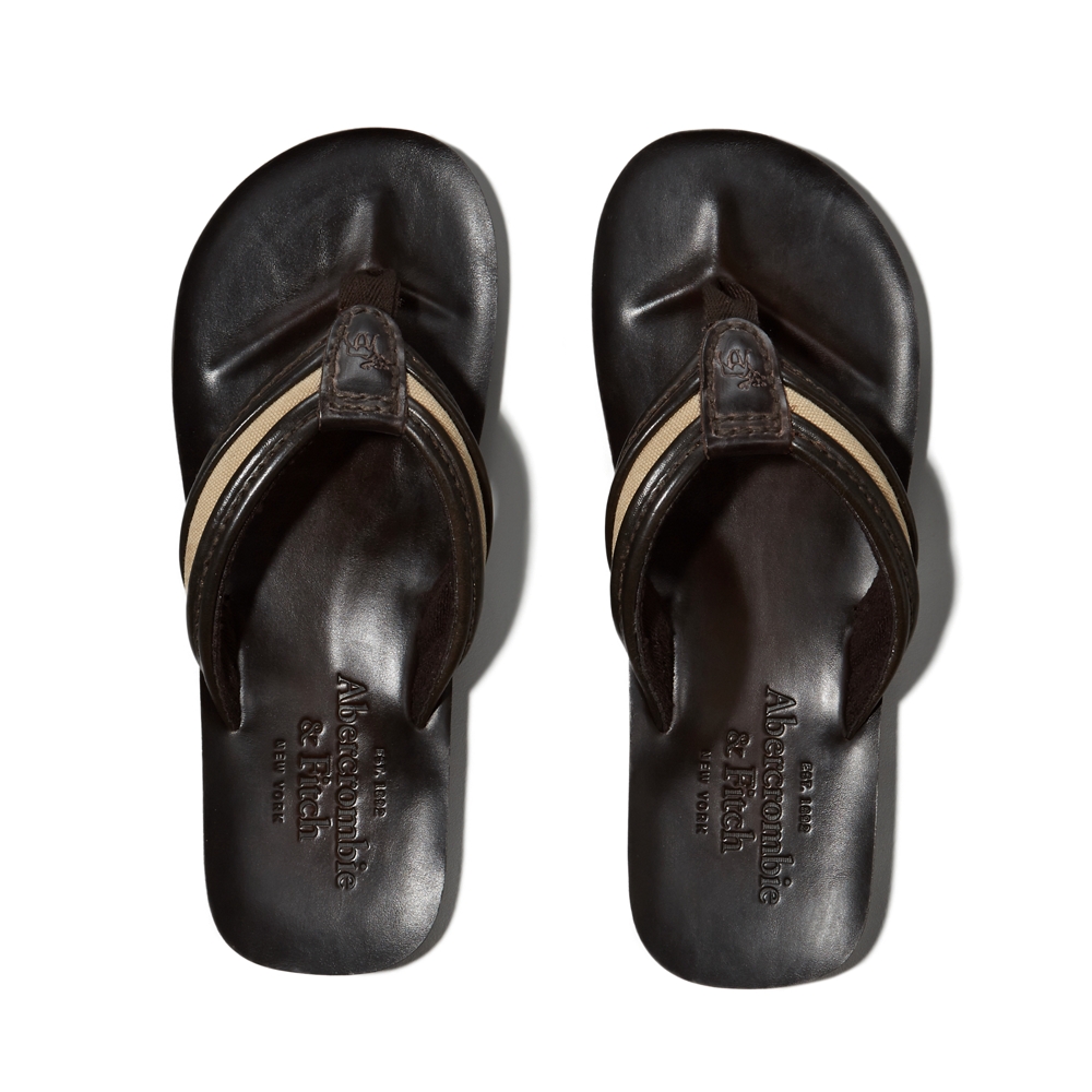 abercrombie and fitch flip flops mens